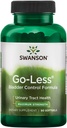 Swanson Go-Less Bladder Control Formula - Προάγει την υγεία και την υγεία της ουρικής αρτηρίας Υποστήριξη - Φυσικό συμπλήρωμα για ενήλικες με εκχύλισμα κολοκύθας - (90 Softgels) 1 Pack