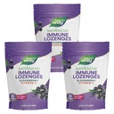 Τρόπος της φύσης Sambucus Ανοσοποιητικό Lozenges, υψηλής ισχύος βιταμίνη C, Elderberry, Άγριο κερασάκι Γεύση, 24 Lozenges (συσκευασία Μαΐου Vary) - 3 Pack