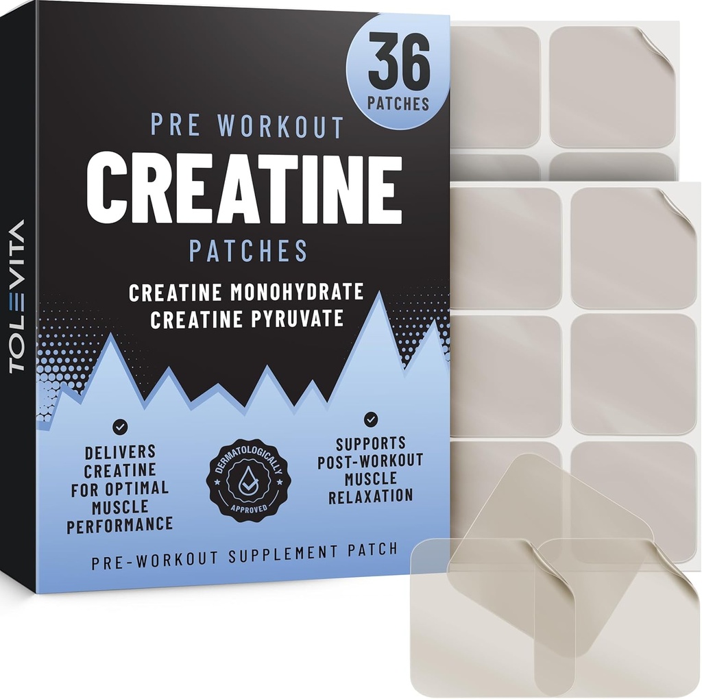 Pre Workout Creatine Patches - 36 Pcs 