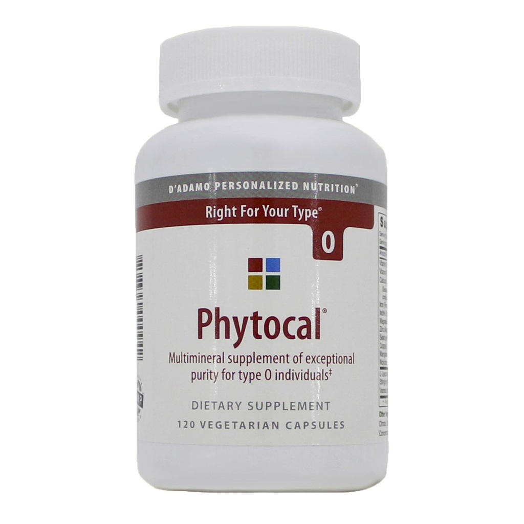 Phytocal Mineral Formula (Type O) 120 κάψουλες - 2 συσκευασίες