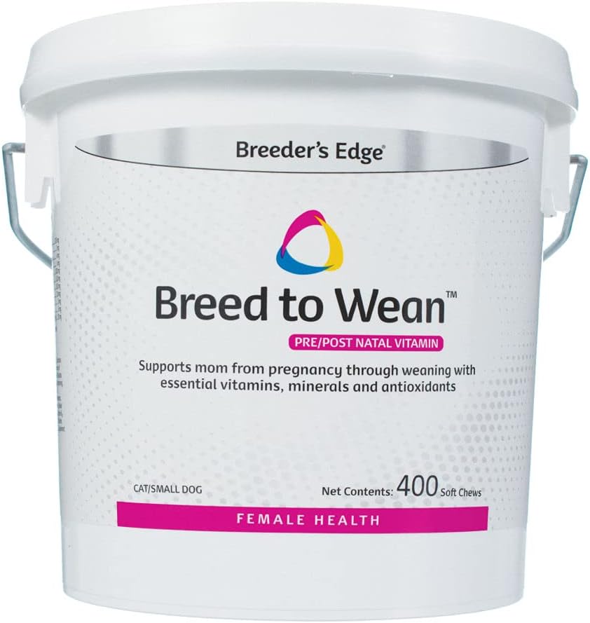 Breder's Edge Φυλή σε Wean, προγεννητική και μεταγεννητική πολυβιταμίνη για σκύλους και γάτες, υποστηρίζει έγκυος και θηλάζουσες μητέρες, παρέχει αντιοξειδωτικά, βιταμίνες και ορυκτά, 100 ct για γάτες και μικρά σκυλιά