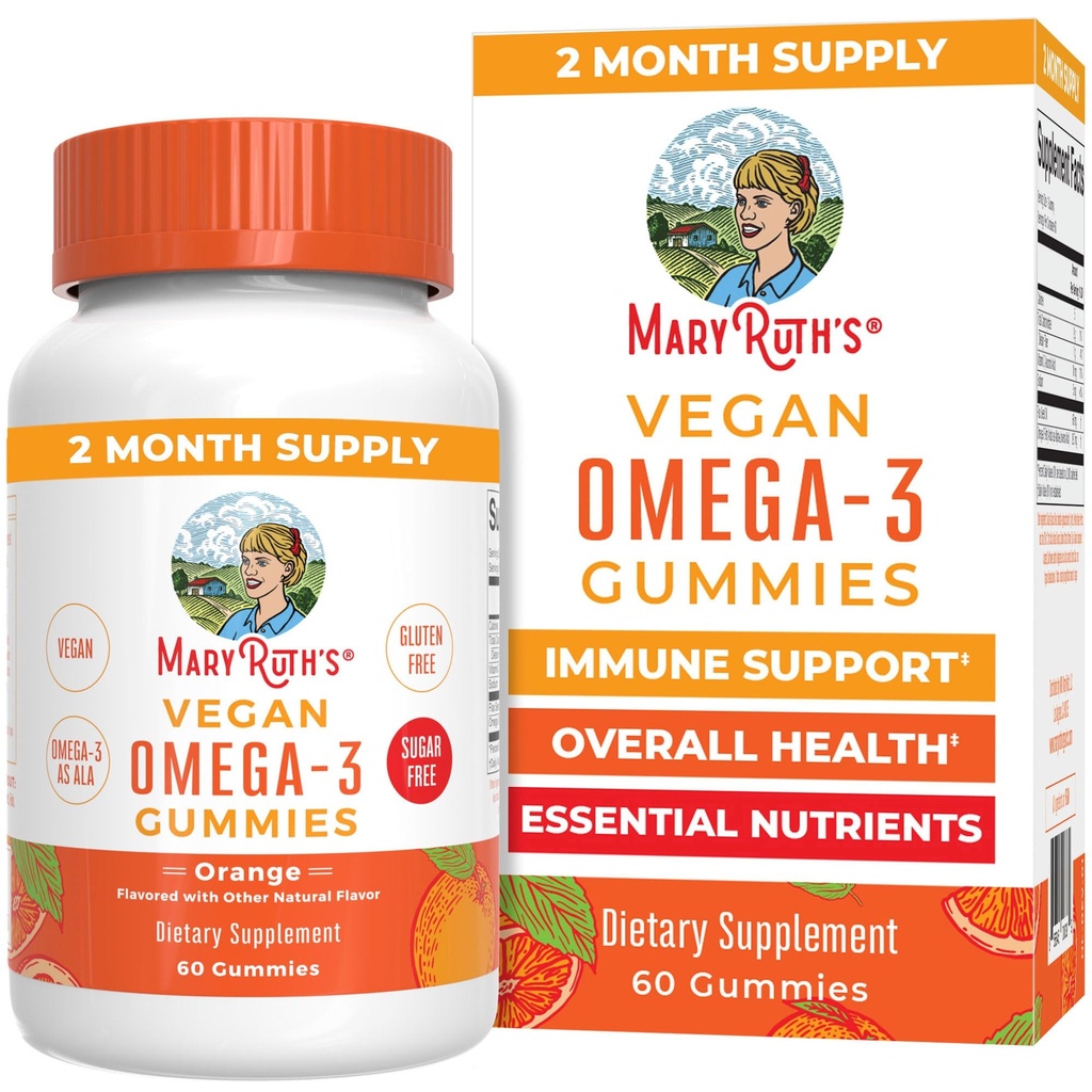MaryRuth Organics Vegan Omega 3 Gummies για ενήλικες 