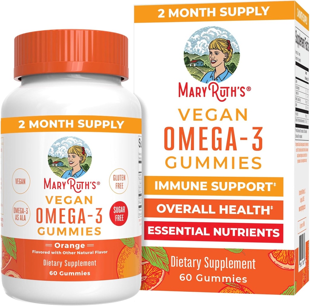 MaryRuth Organics Vegan Omega 3 Gummies για ενήλικες 