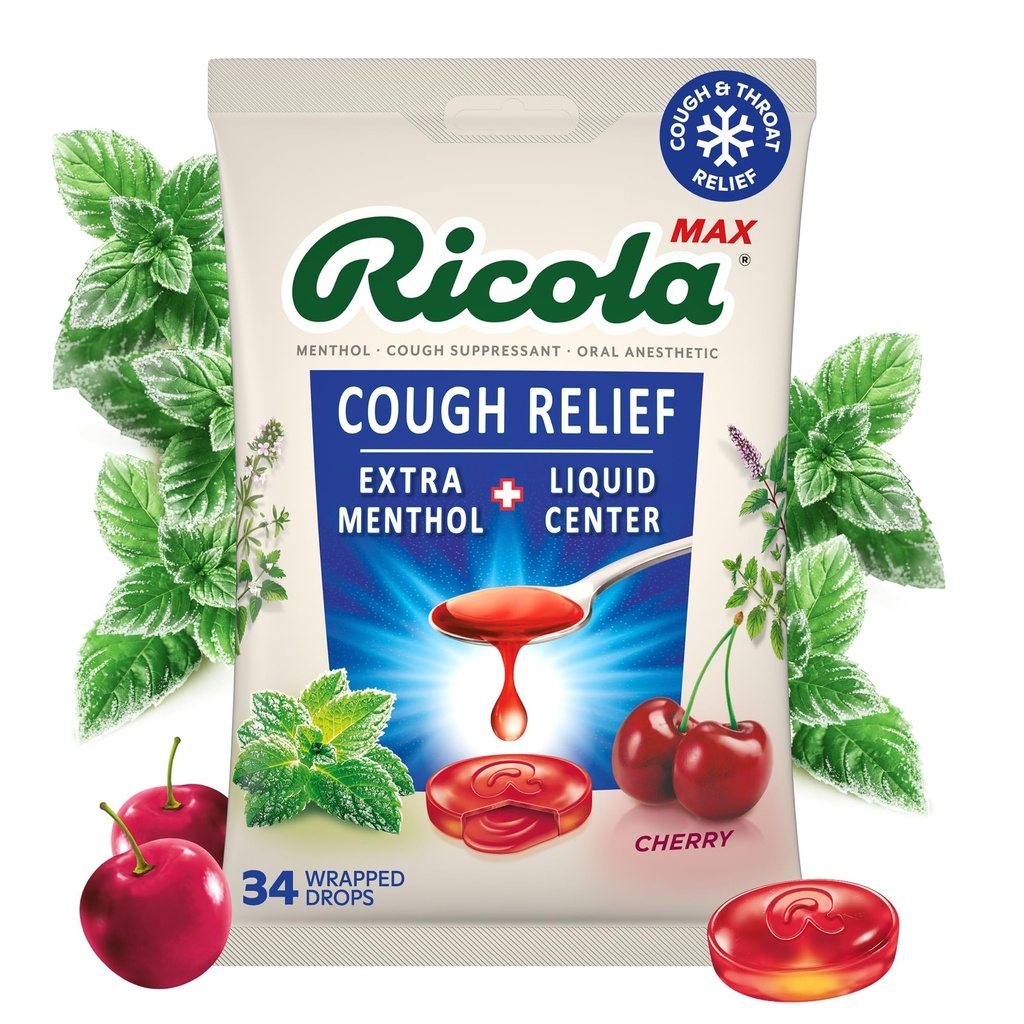 Ricola Max Swiss Cherry Lroat Care Large Bag 