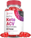 Justified Laboratories Destiny Keto ACV Gummies Extreme 2000MG Destiny Keto Gummies Advanced Formula Apple Cider Vinegar with Roomegranate Beet Buice Powder B12 Vegan Non GMO 60 Gummys