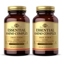 Solgar Essential Amino Complex, 90 κάψουλες λαχανικών - Free Form Essential Amino Acids - Μη ΓΤΟ, Vegan, Χωρίς γλουτένη, Χωρίς γαλακτοκομικά, Kosher - 90 Σερβιέτες