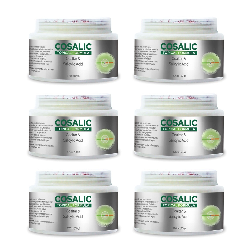 SALVE 50 γραμμάρια Salicylic Acid πακέτο πίσσας άνθρακα των 6