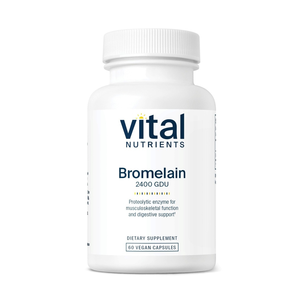 Ζωτικά θρεπτικά συστατικά Bromelain 2400 GDU 