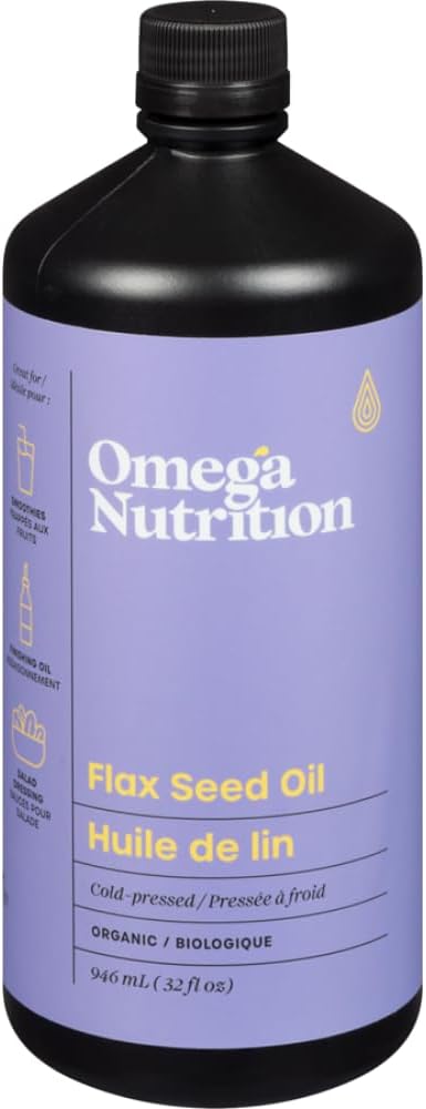 Έλαιο λιναριού Ωμέγα Διατροφής, 32-Ounce