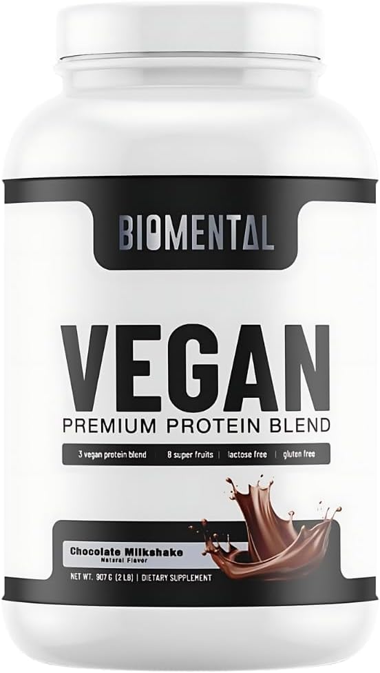 Βιοδιαποιητική Vegan σοκολάτα πρωτεΐνη σκόνη - φυτικής βάσης - Εύκολη απορρόφηση - Νόστιμη σοκολάτα - οικοδόμηση μυών, Ιδανικό υγιεινό Vegan Lifestyle - μη ΓΤΟ, χωρίς γλουτένη συμπλήρωμα πρωτεΐνης