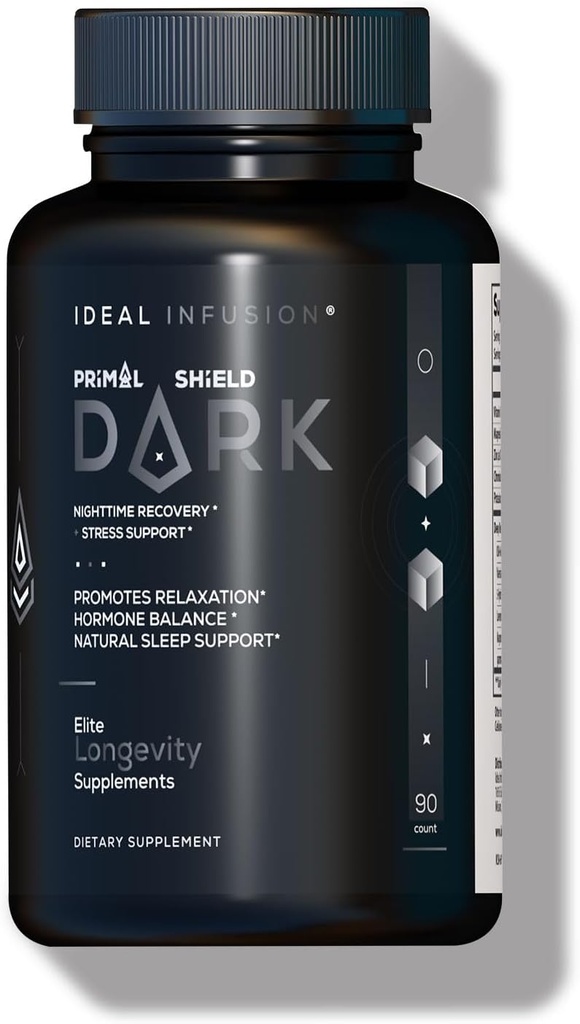 Ideal Infusion Nighttime Muscle Recovery & Deep Sleep Supplement: Relaxation and Stress Support - Γλυκινικό μαγνήσιο, KSM-66 (Melatonin Free) Vegan