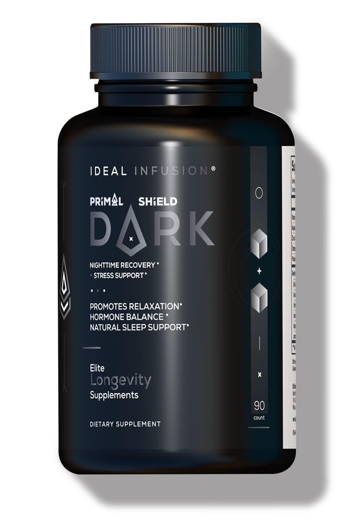 Ideal Infusion Nighttime Muscle Recovery & Deep Sleep Supplement: Stress Support and Hormone Balance - Zinc + Magnesium Glycinate, Ashwagandha KSM-66 - Melatonin-Free (90 Capsules)