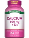 Nature's Truth Calcium 600mg με βιταμίνη D3 250 Caplets 