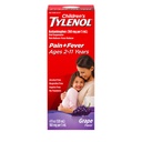 Παιδική Tylenol Υγρή Στοματική Αναστολή Ιατρική, Acetaminophen Πόνος Reliever & Πυρετός Reducer για το κρύο + συμπτώματα γρίπης & πονόλαιμο, ασπιρίνη-, Ibuprofen- & Αλκοόλ- Δωρεάν, Σταφύλι, 4 fl. oz.