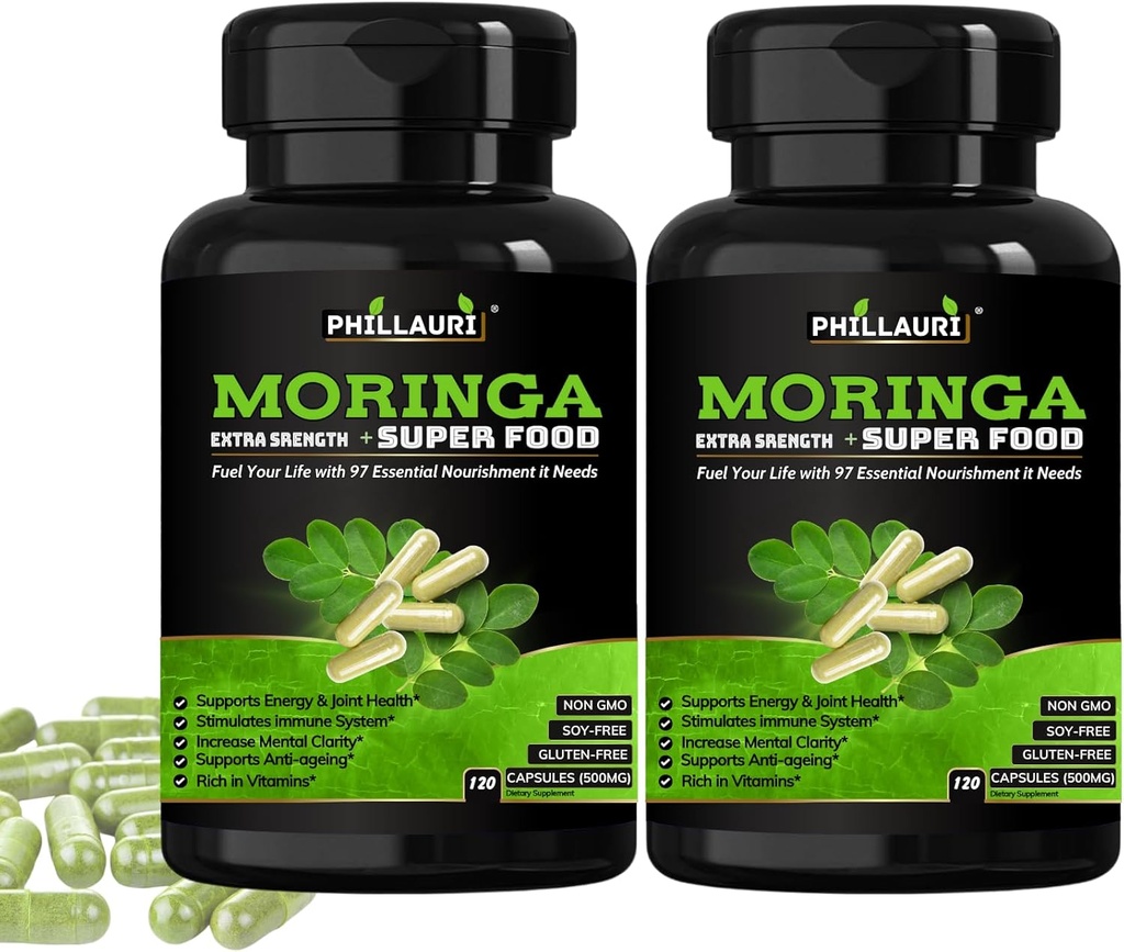 Βιολογικό Moringa Κάψουλες σκόνης 