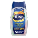 Tums Ultra 1000 Μέγιστη Δύναμη Τροπικά Φρούτα - 72 Μασώμενα Δισκία