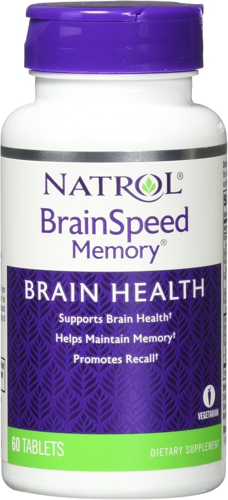 Natrol BrainSpeed Memory Tablets, 60 κόμης