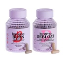 Lemme Burn & Debloat Capsule Bundle - Μεταβολισμός & Πάχος Burning + Debloat Capsles for Bloating & Gas Relief, Probiotics & Prebiotics - Gluten Free, Non-GMO - 60 Ct.