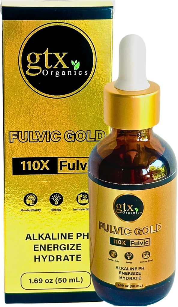 Trace Mineral Drops (200 Servings)(Flavorless), Gold Color and Highly Alkaline Minerals- 74 Trace Minerals from Pure Fulvic Mineral Extract- συμπυκνωμένα, με βάση το φυτό, Trace Minerals Supplement