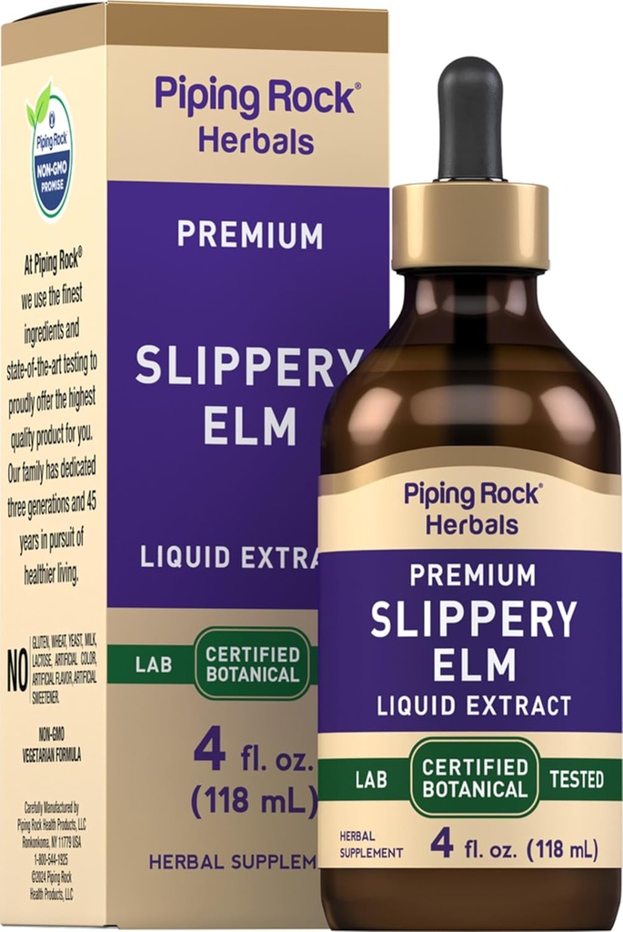 Piping Rock Slippery Elm Bark Liquid Drops 