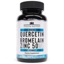 Quercetin 500mg συμπλήρωμα με Sambucus Elderberry, Bromelain, Βιταμίνη C, Ψευδάργυρος 50mg, & Βιταμίνη D3 5000 IU - Αντιοξειδωτικό & ανοσοποιητικός υγειονομικός ψευδάργυρος Quercetin
