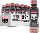 Muscle Milk Pro Advanced Nutrition Protein Shake, Slammin' Strawberry, 11.16 Fl Oz (Pack of 12), 32g Protein, 1g Sugar, 16 Βιταμίνες & Ορυκτά, 5g Fiber