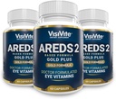 Doctor Formulated AREDS 2 Plus Βιταμίνες ματιών με Zeaxanthin Plus Lutein - Bilberry και Grape Seed Extract - Macular Health Formula - 60 κάψουλες συμπλήρωμα ματιών