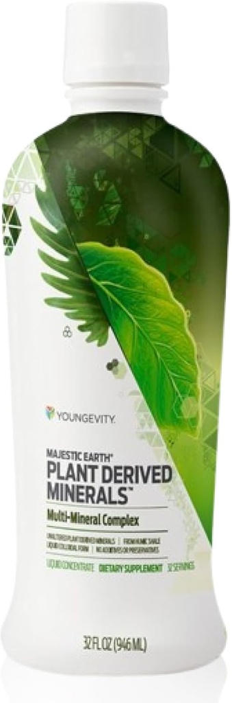 Youngevity Plant Derived Minerals Multi-Mineral Complex | Made from Humic Shale | Liquid Colloidal Form | 32 Servings (32 Fluid Oz (Pack of 1))