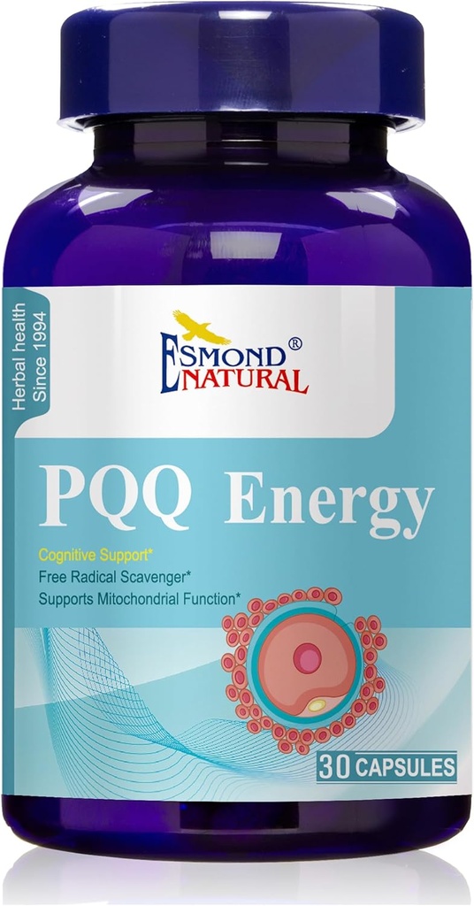 PQQ Energy (Free Radical Scavenger. Υποστηρίζει Mitochondrial Biogenesis Function), GMP, φυσικό προϊόν Assn Certified, Made in USA - 30 κάψουλες