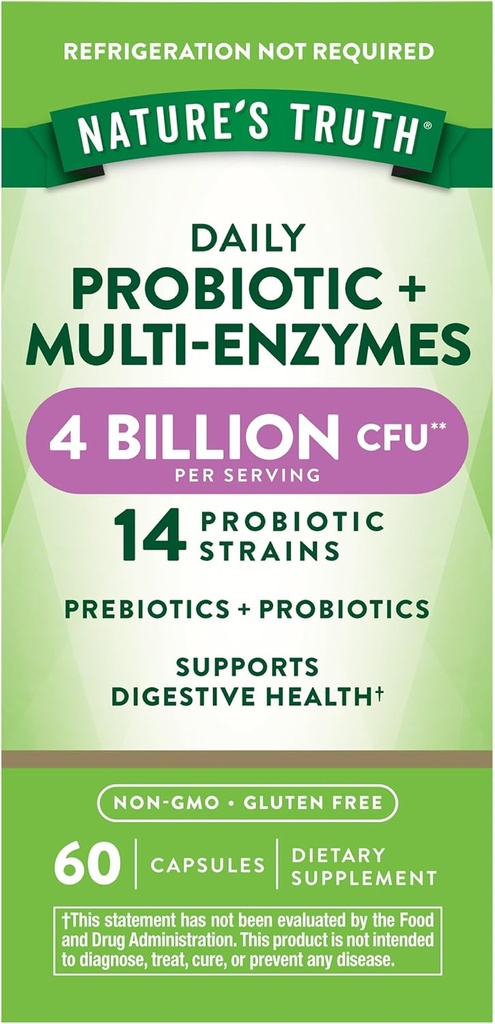 Nature's Truth Probiotics with Enzymes 