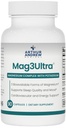 Arthur Andrew Medical, Mag3Ultra Triple Magnesium Supplement, Sucrosomial, Bisglycinate, Taurate for Muscle, Stress, Mood, Nerve, Bone & Heart Support, 90 Capsules