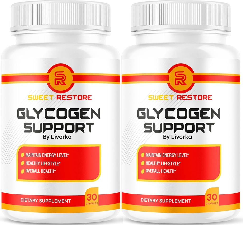 LIVORKA (2 Pack Sweet Restore Glycogen Support, Sweet Restore Glycogen Support Capsules, Sweet Restore Joint Support Supplement Pills, 60 Capsules for 2 Months