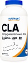 Nutricost CLA (Συγχυμένο Λινελαϊκό οξύ) 800mg, 240 Softgels