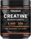 NatureBell Creatine Monohydrate Powder 1,000g, 5.000mg ανά υπηρεσία, 200 εξυπηρετήσεις (2,2 lb) 