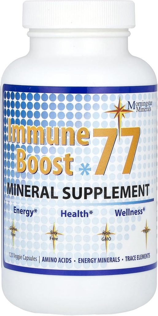 Morningstar Minerals Immune Boost 77, 120 κάψουλες λαχανικών