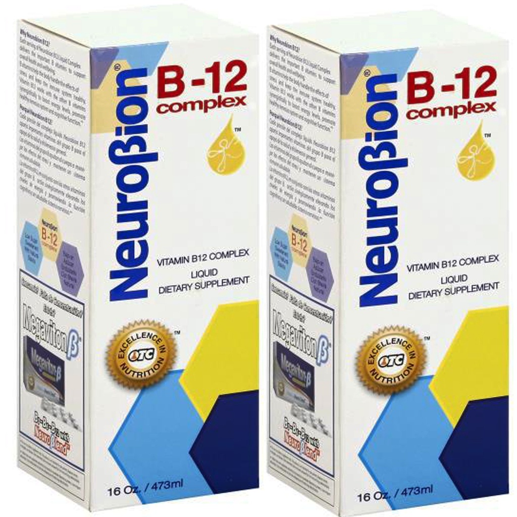 Neurobion Vitamin B12 Complex 16 Oz Liquid Citrus Flavor 2 Συσκευασία