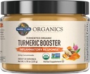 Garden of Life Organics Turmeric Booster Inflammatory Response Powder - 30 Servings, 50mg Curcumin (95% Curcuminoids) & Probiotics, Organic Non-GMO Vegan & Gluten Free Herbal Supplements