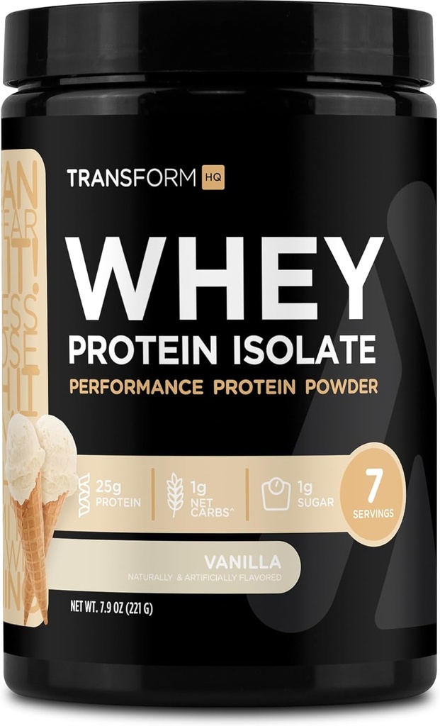 ΜετασχηματισμόςHQ Whey Protein Isolate (WPI) Βανίλια Γεύση 7 Υπηρεσίες - Preformance Protein Powder