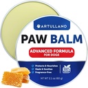 Dog Paw Balm - Lick Safe Snout Soother - Moisturizies, Soothes & Nourishes Irritated Paw Pads and Dry Nose - Protects from Cracks & Wounds - Dog Feet Balm with Waxes, Oils, Butter, Extracts - 2.1 Oz