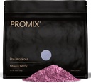 ProMix Nutrition Pre-Wortout Powder, Mixed Berry - Μεγιστοποιήστε Focus & Performance - Βοηθά την αύξηση των μυών, την αντοχή - Βιταμίνη B12, καφεΐνη, Beta-Alanine & L-Tyrsosine - 30 Υπηρεσίες (Pack of 1)
