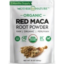 Βιολογική, ωμή σκόνη ρίζας Pervian Red Maca – Premium USDA Certified, ισορροπία ορμονών για γυναίκες, φυσική ενέργεια, υποστήριξη Mood, μη GMO, Vegan Superfood, 16 oz