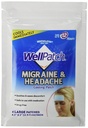 WellPatch Ημικρανία & Πονοκέφαλος Ψύξη Patch - Χωρίς φάρμακα, διαρκεί έως 12 ώρες, Ασφαλής στη χρήση με φαρμακευτική αγωγή - Μεγάλα Patches (4 Μεγάλα Patches), Κάθε 4,3 x 2 in