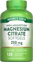 Η αλήθεια της φύσης Μαγνήσιο Citrate Softgels 