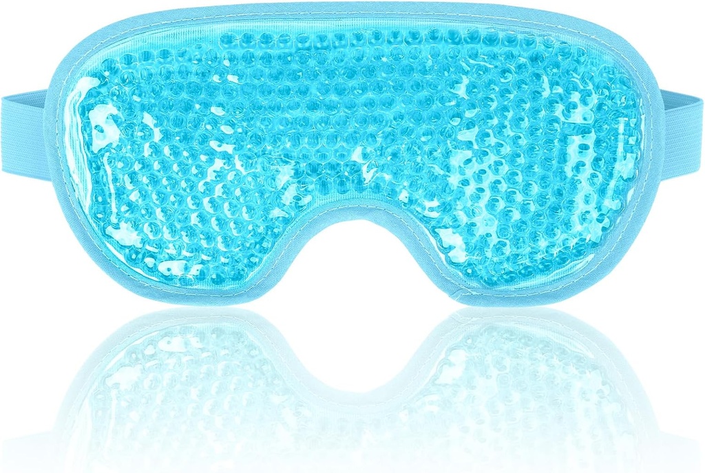 NEWGO Ψύξη Μάσκα ματιών για Puffy Eyes, Ψυχρή Μάσκα ματιών Πακέτο πάγου ματιών για τη χειρουργική επέμβαση μετά τα μάτια, Tension Stress Relief, Ichy Eyes, Πονοκέφαλοι, Σκοτεινοί κύκλοι - Μπλε