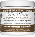Dr. Cole’s Herbal Sitz Bath Soak – Βιολογικά Αλάτια Μπάνιου Βασισμένα σε φυτά για άνεση και χαλάρωση – Απαλή, Φυσική Φόρμουλα – (Λευκή)