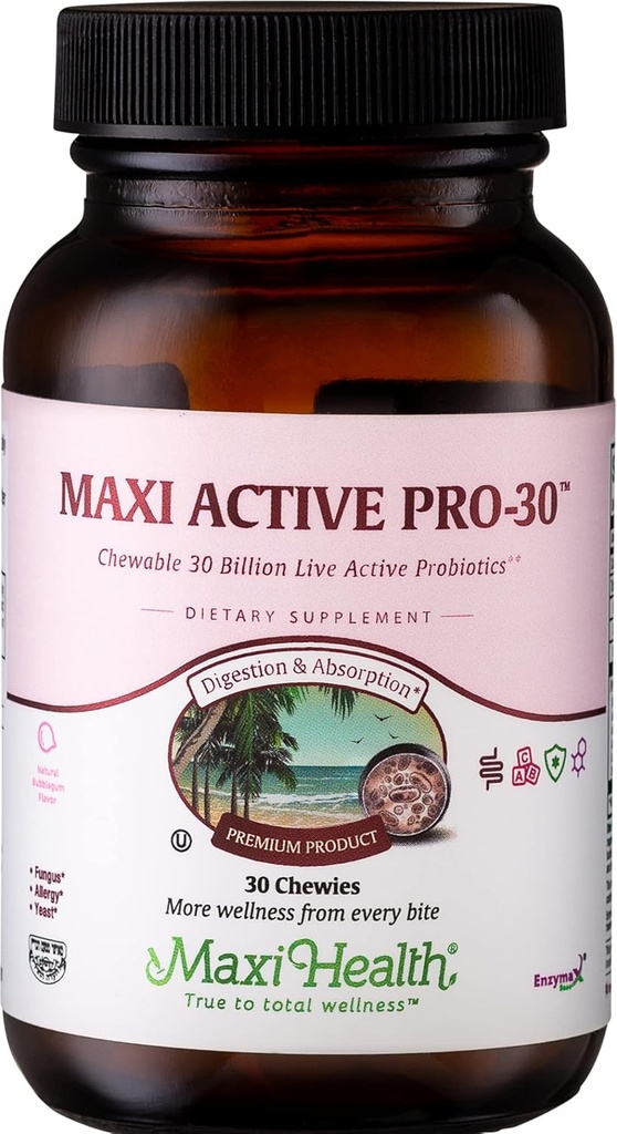 Maxi ενεργό Pro-30TM μασώμενα δισκία παιδιά φιλικό γέμισμα φυσαλίδων