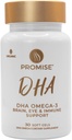 Promise Prenatal DHA - Pharmaceutical Grade Omega-3 DHA (3 Month Supply) Once-Daily Strawberry Flavored softgel with 290 mg of DHA. All Natural Prenatal DHA for Baby's Brain and Eye Development