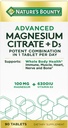 Nature’s Bounty Advanced Vitamin D3 with Magnesium Citrate Immune Formula, Supports Immune and Bone Health, 90 Tablets