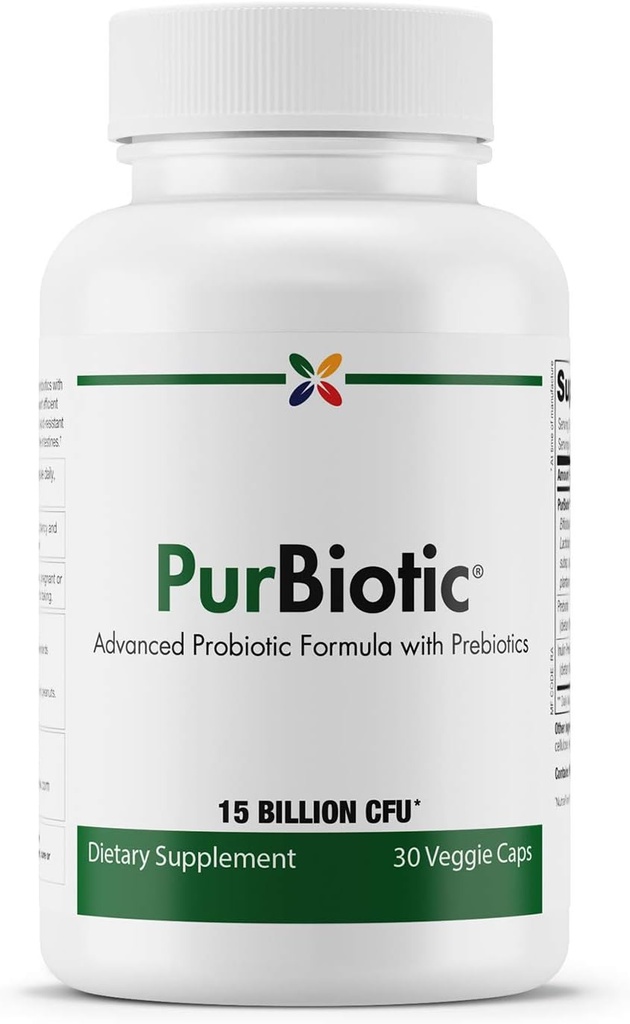 Διακοπή γήρανσης τώρα - Purbiotic® 15 BILLION CFU (PROWPT) - Προχωρημένη προβιοτική φόρμουλα με προβιοτικά - 30 Veggie Caps