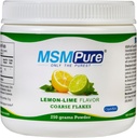 KALA ΥΓΕΙΑ MSMPure Lemon Lime Flavored Coarse MSM Powder Fleakes – Βιολογικό Sulfur για κοινή ευελιξία, εμφάνιση του δέρματος, και Hair & Nail Support – 8,8 oz, USA Made, Distilled Crystals